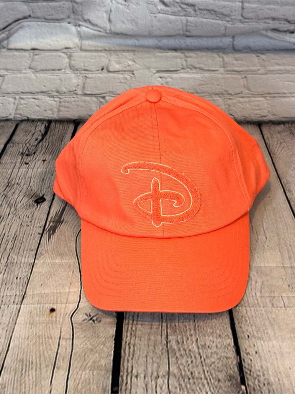 Disney Parks D Coral Orange Adult Hat